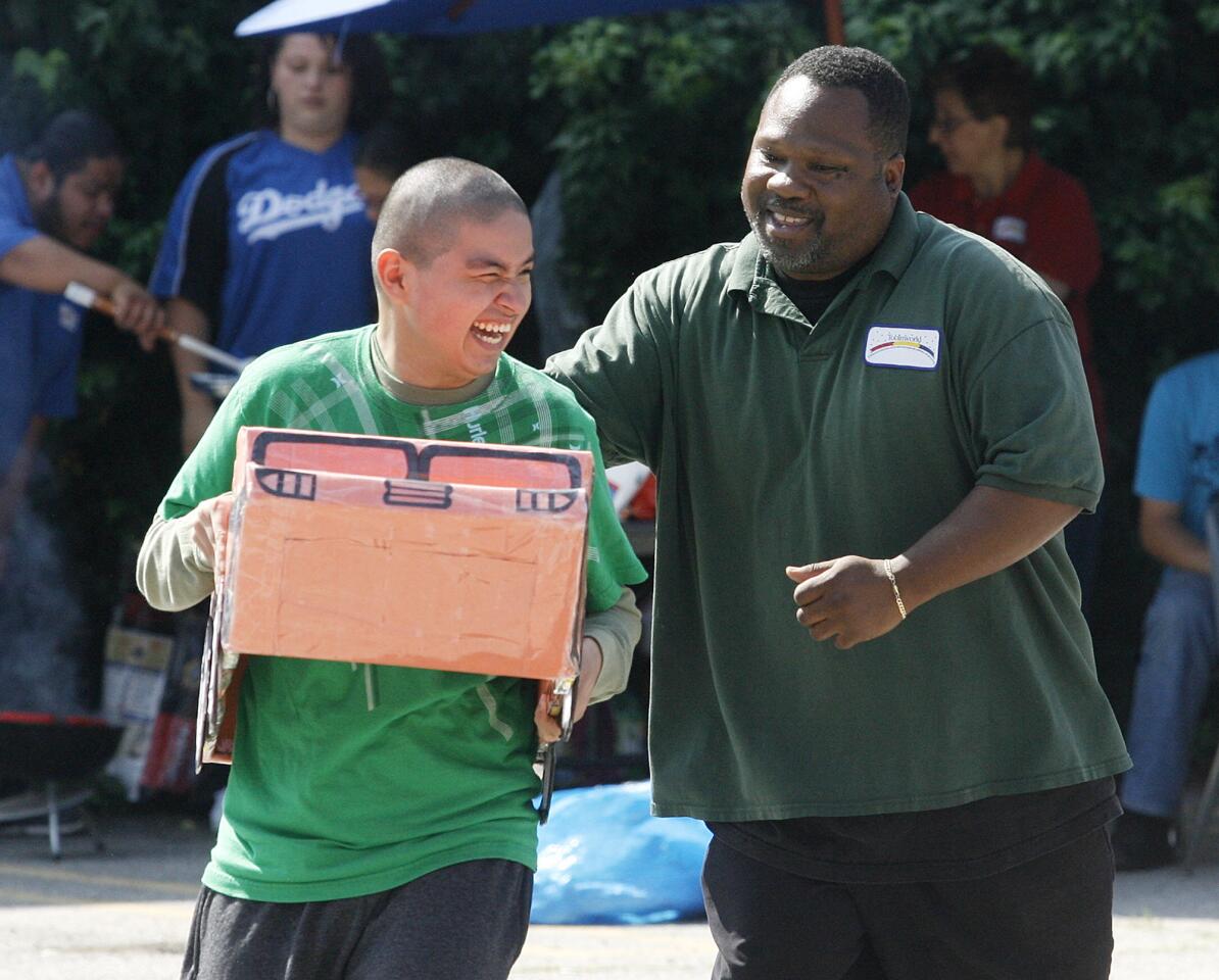 Photo Gallery: Custom-made cardboard cars raced at Tobinworld in Glendale