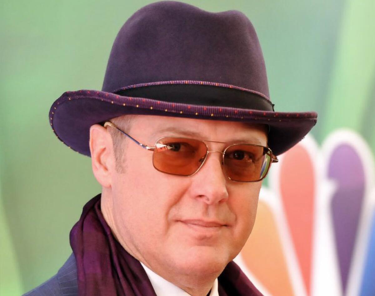 James Spader from "The Blacklist" attends the NBC TV Upfront presentation in New York.
