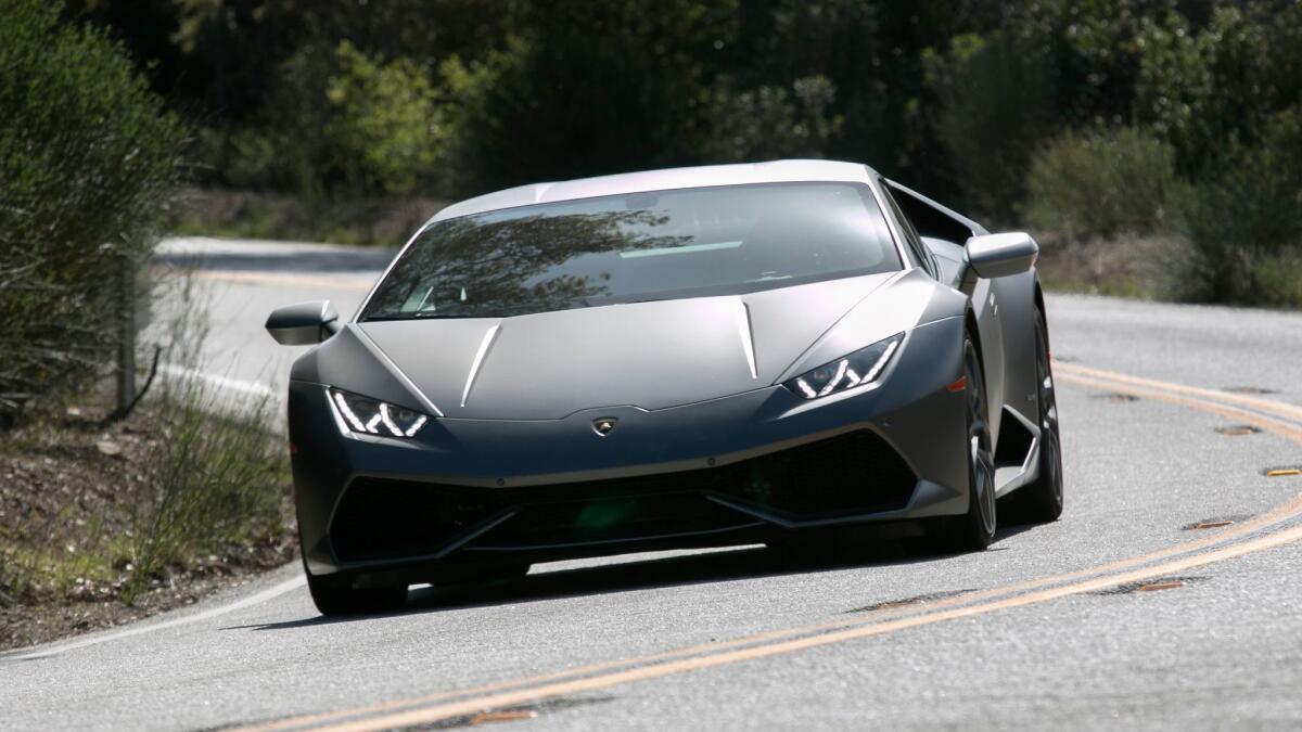 The Lamborghini Huracan is a 610-horsepower, carbon fiber, street legal race car, all yours if you have a spare $300,000.