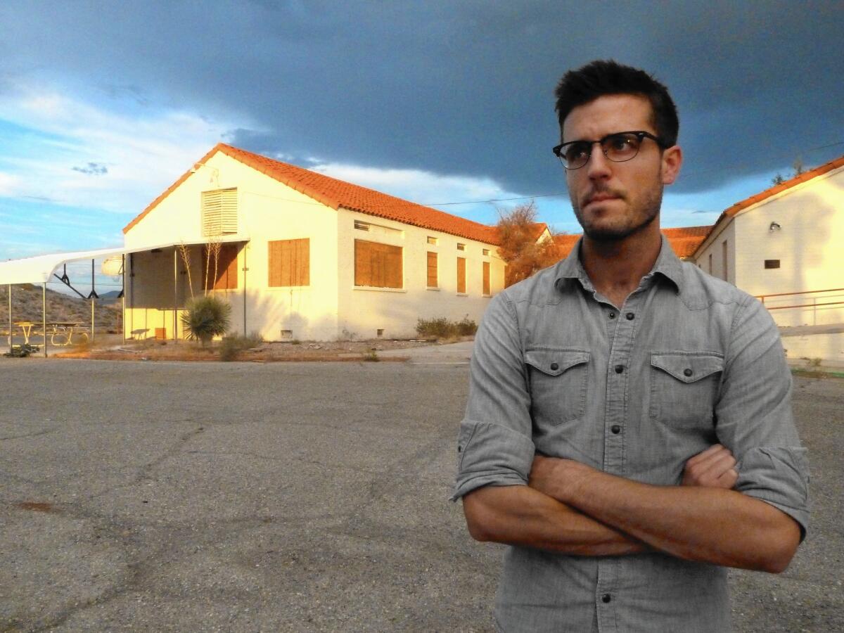 Keegan Strouse, an architectural graduate student, is leading an effort to save the historic Boulder City Hospital from demolition. The now-abandoned hospital, built in 1931, was purchased by a developer who wants to build houses on the site.