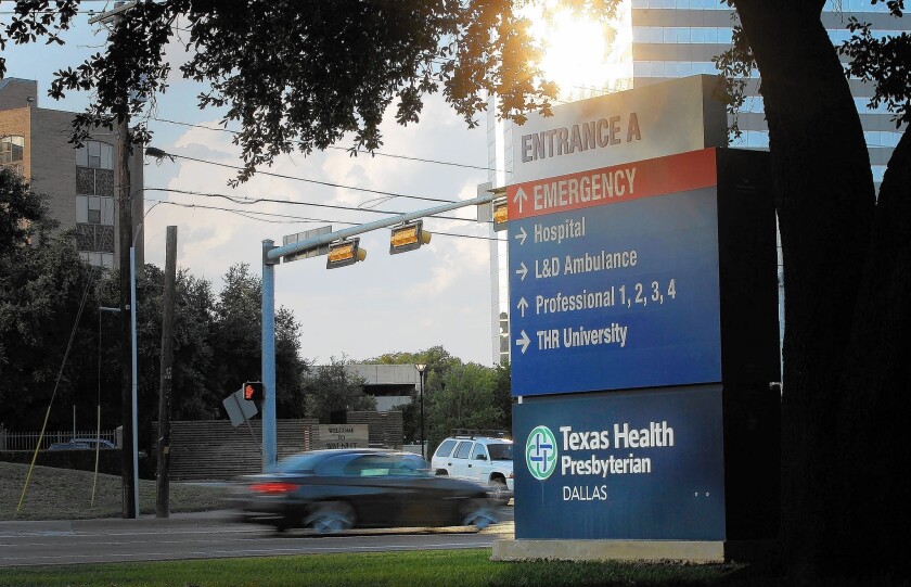 A Liberian man being treated for Ebola at Texas Health Presbyterian Hospital in Dallas was originally released from its ER after medical staffers diagnosed him with a common low-grade virus.
