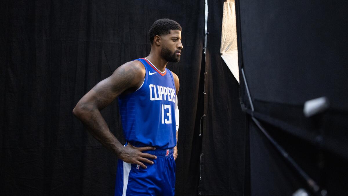 Clippers star Paul George takes preliminary steps toward practice - Los  Angeles Times