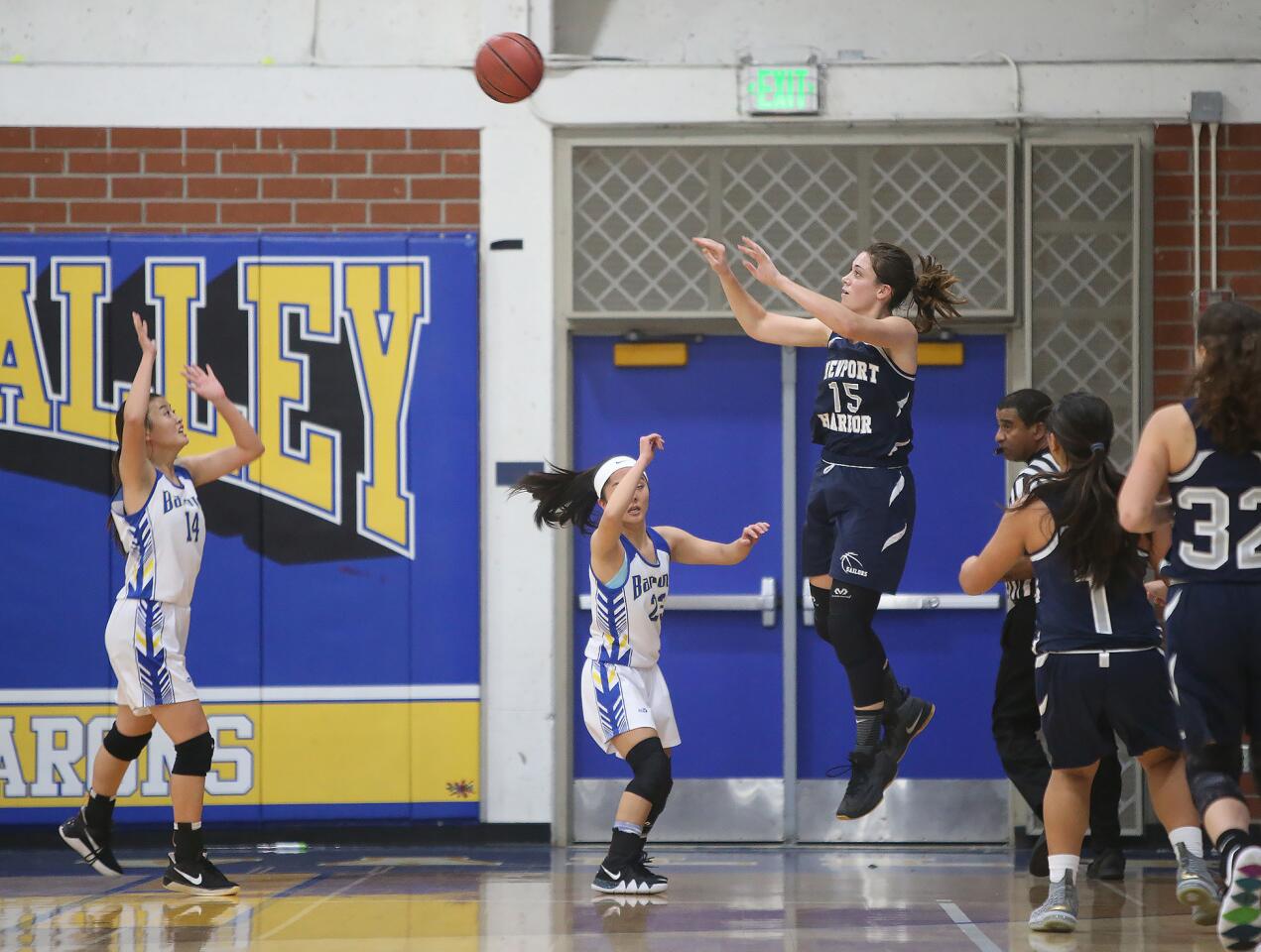 Photo Gallery: Newport Harbor vs. Fountain Valley in girls’ basketball