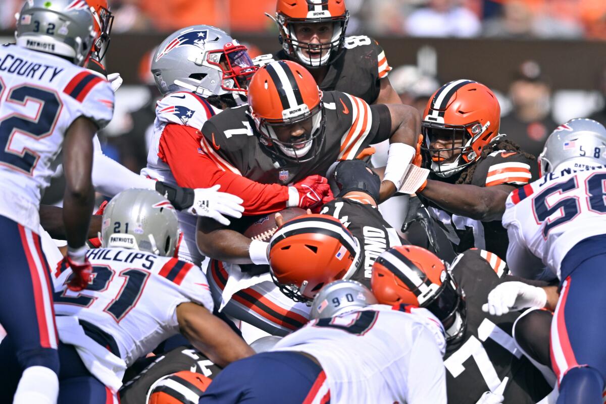 Brissett, Browns handed most lopsided loss of season by Pats - The