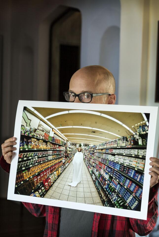 Moby at home in Los Angeles