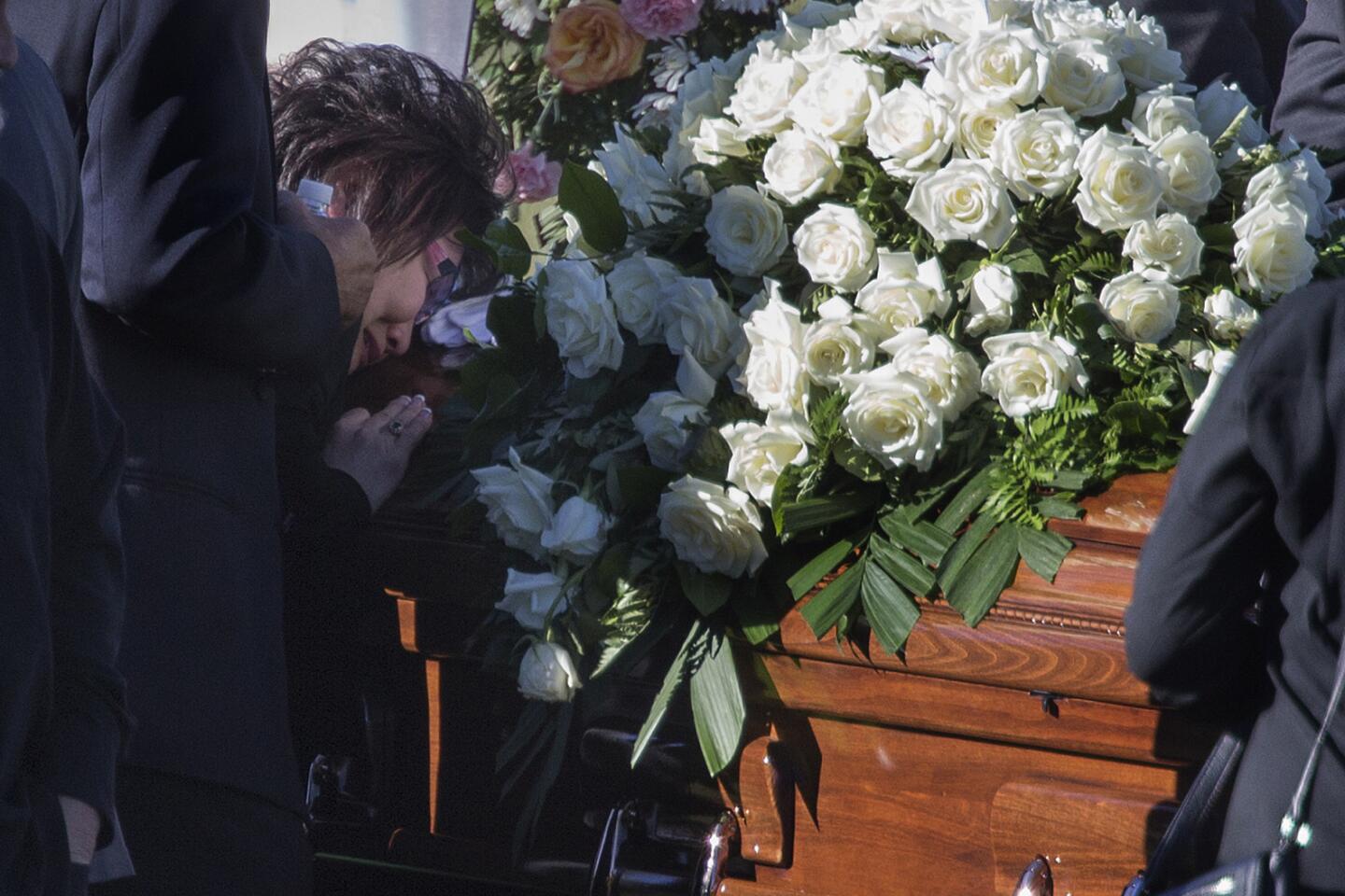 Robert Adams' funeral