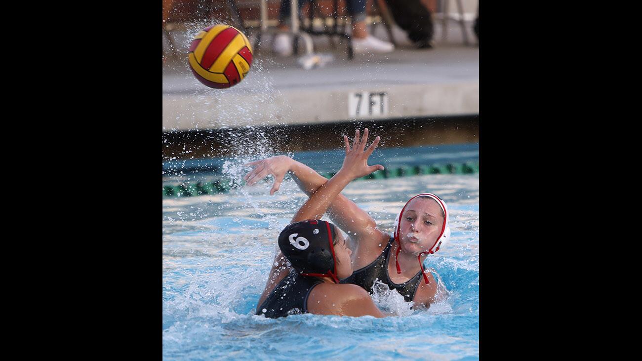 Photo Gallery: Glendale High School girls water polo in Pacific League Tournament semifinal match vs. Burroughs High School
