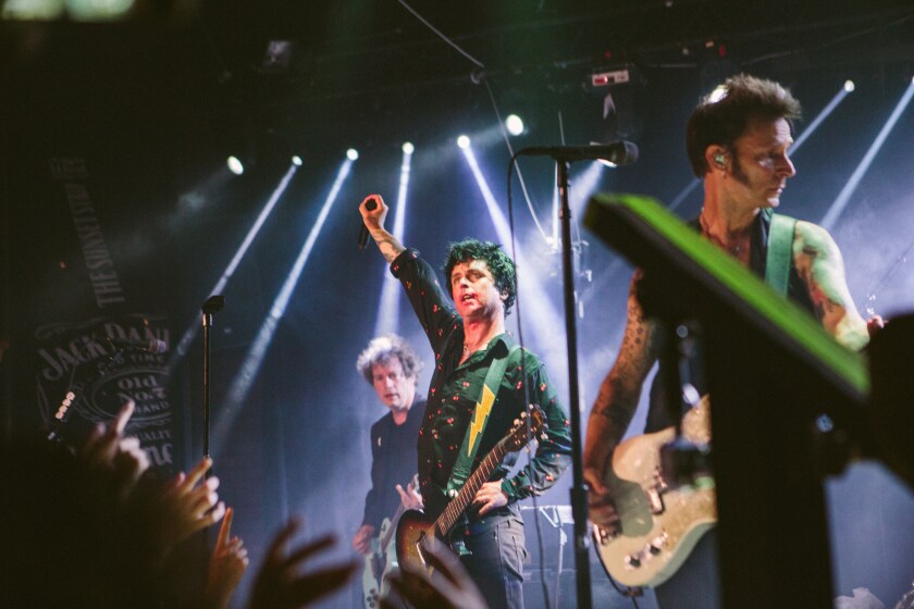 Green Day Fall Out Boy And Weezer At Whisky A Go Go Review Los Angeles Times
