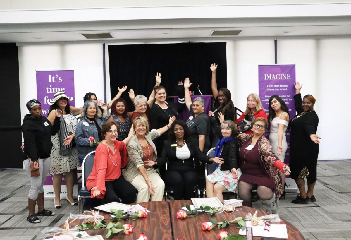 Recent graduates of the Leap to Success program.