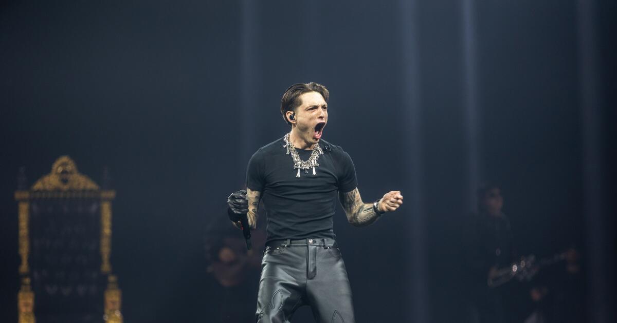 Fue el eufórico debut de Peso Pluma fotos desde el nuevo escenario Intuit Dome en Inglewood Fue el eufórico debut de Peso Pluma fotos desde el nuevo escenario Intuit Dome en Inglewood