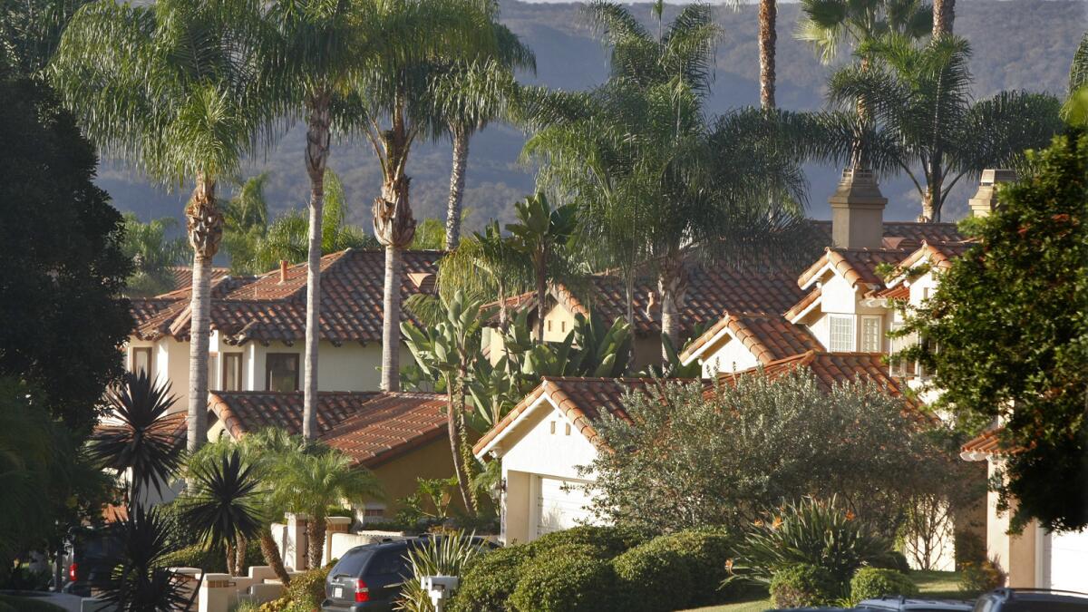 The upscale San Diego planned community of Carmel Valley where the house at issue is located.