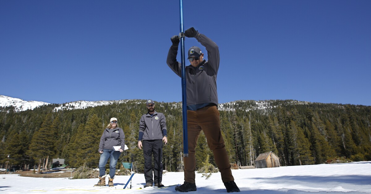 California enters summer with below average snowpack - Los Angeles Times