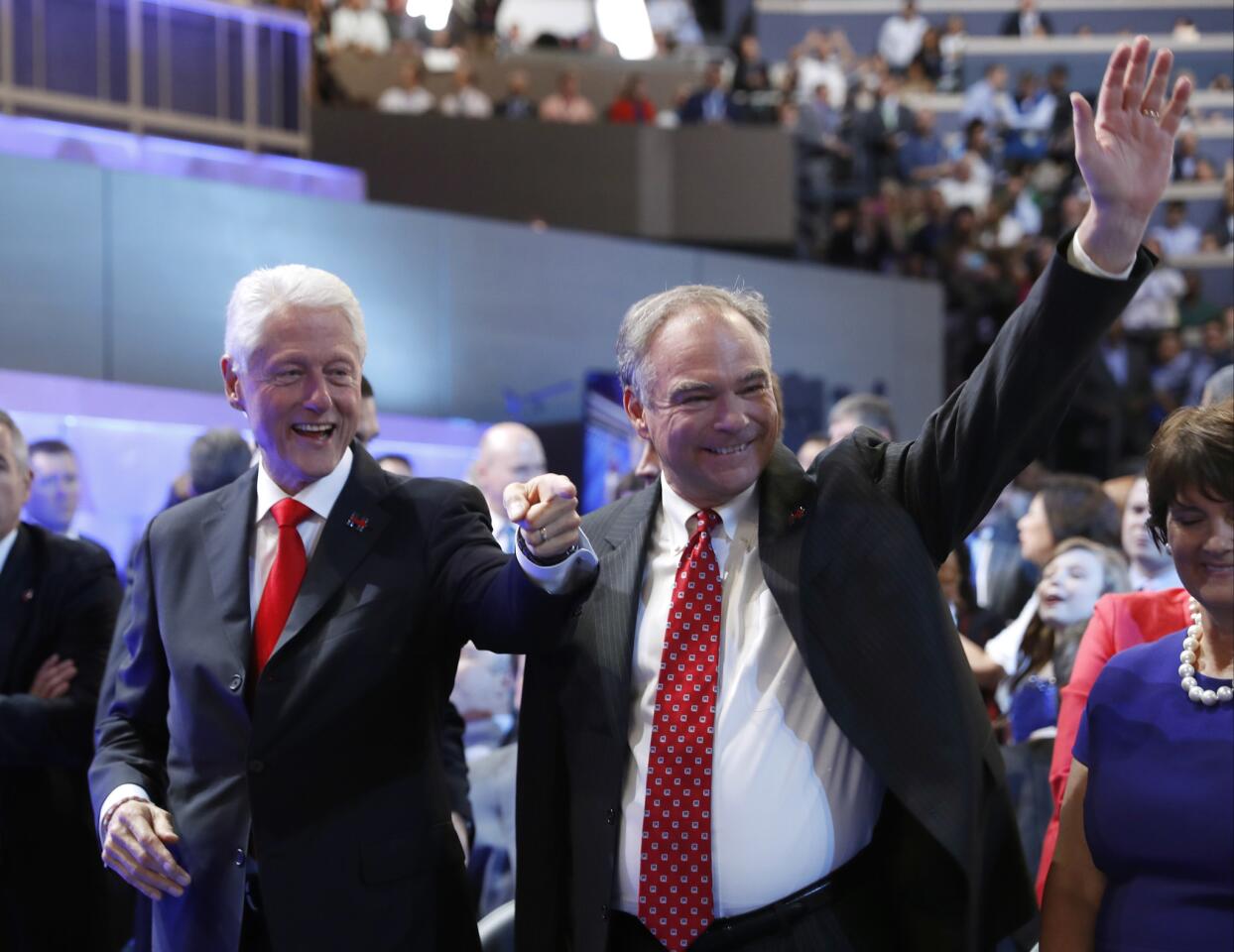 Bill Clinton, Tim Kaine