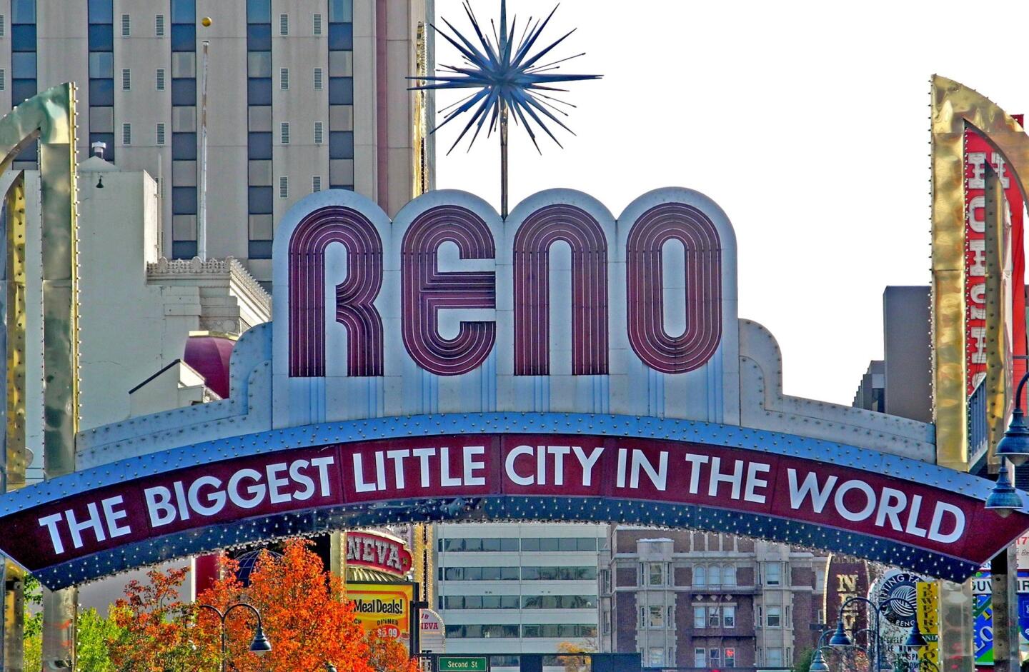 Reno's well-known welcome sign.