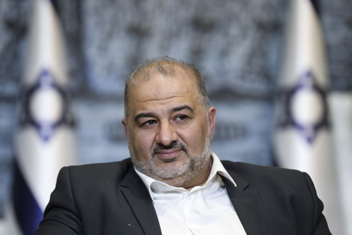 Israeli Arab politician Mansour Abbas