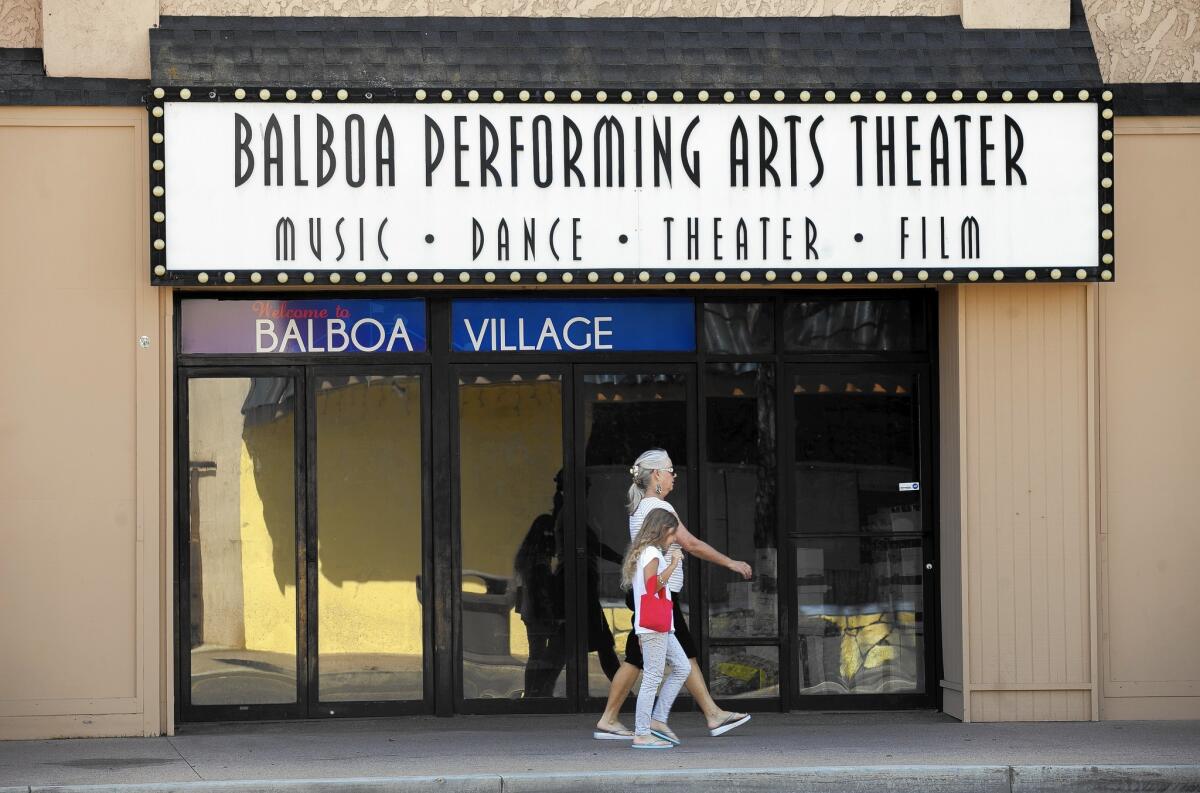 The old Balboa Theater building still bears the sign of the Balboa Performing Arts Theater, an unsuccessful attempt by the Balboa Performing Arts Theater Foundation to renovate the building and turn it into a multiuse venue for music, dance, theater, films and performing-arts education.
