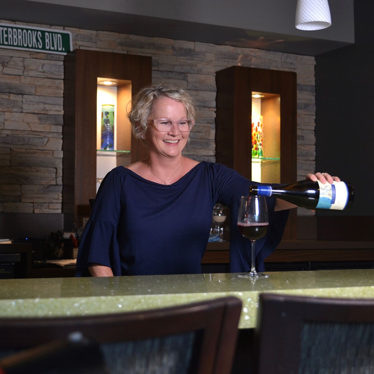 Sandy Hanshaw, the new chairwoman of the Point Loma Association, owned The Wine Pub in Point Loma for 12 years.