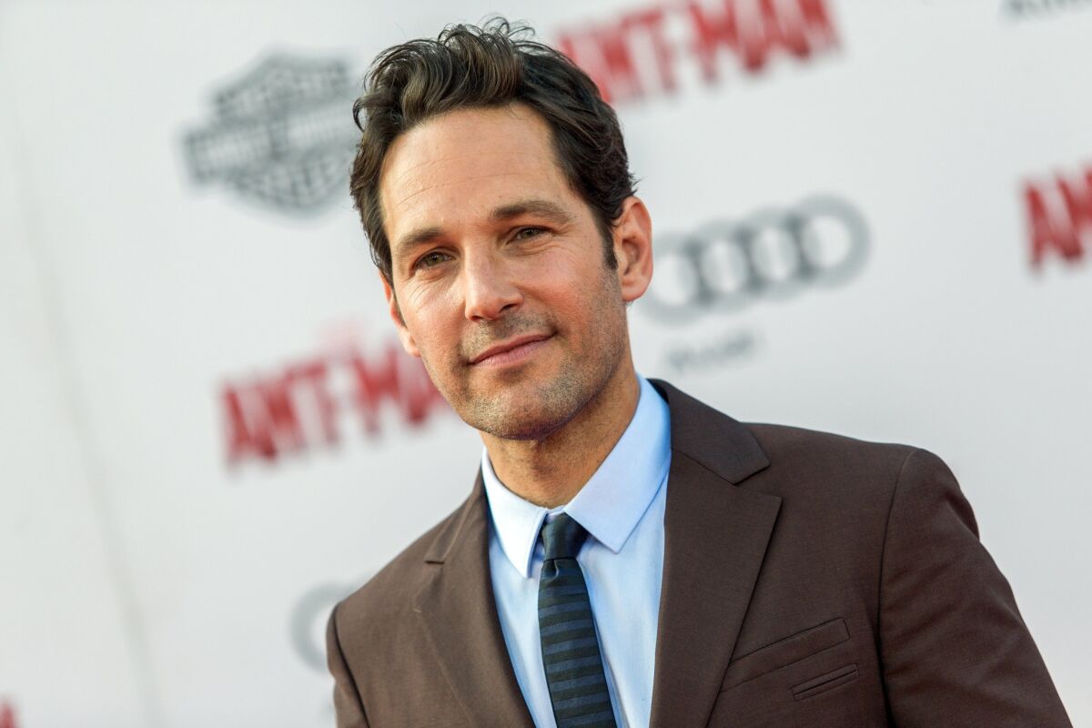 Paul Rudd attends the world premiere of "Ant-Man" at the Dolby Theatre on June 29, 2015, in Los Angeles.