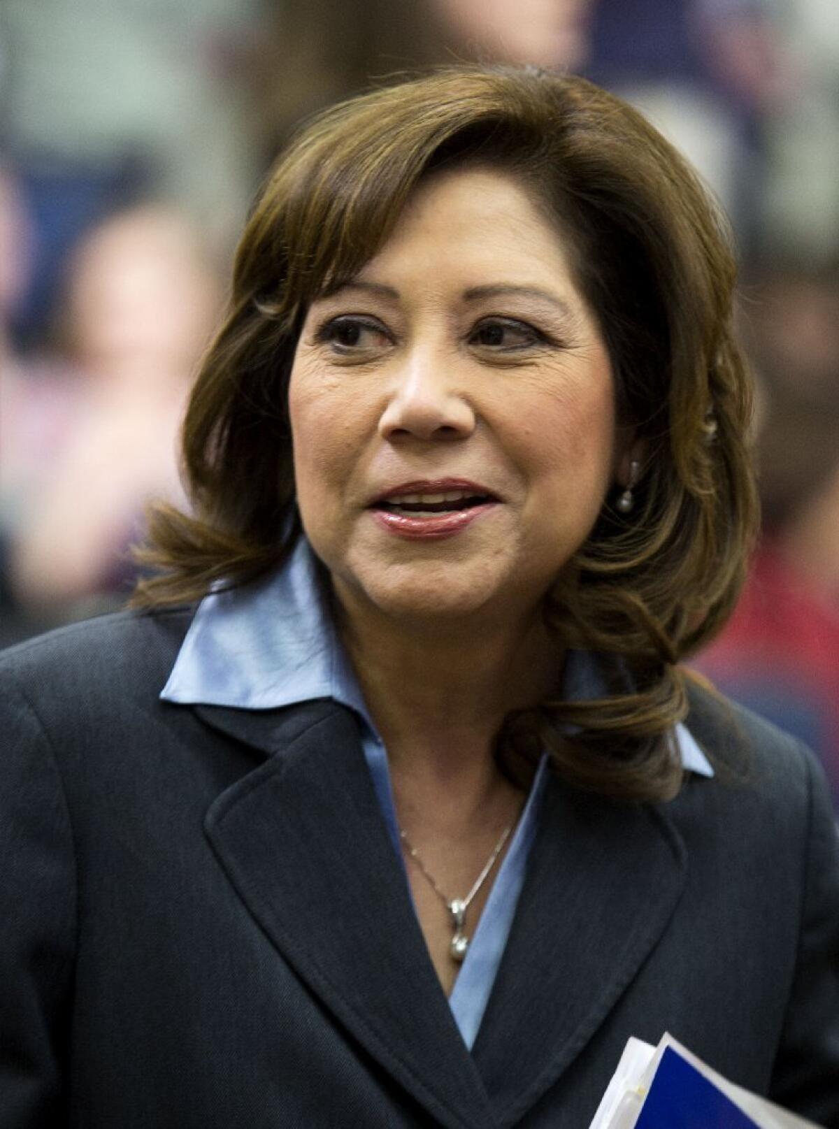 Former Labor Secretary Hilda Solis is running for a seat on the Los Angeles County Board of Supervisors.