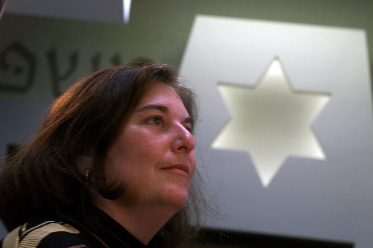 Passing the transgender rights resolution "is about inclusion, which is one of the most important Jewish values,” said Rabbi Denise Eger of Congregation Kol Ami in West Hollywood, shown in 2001.