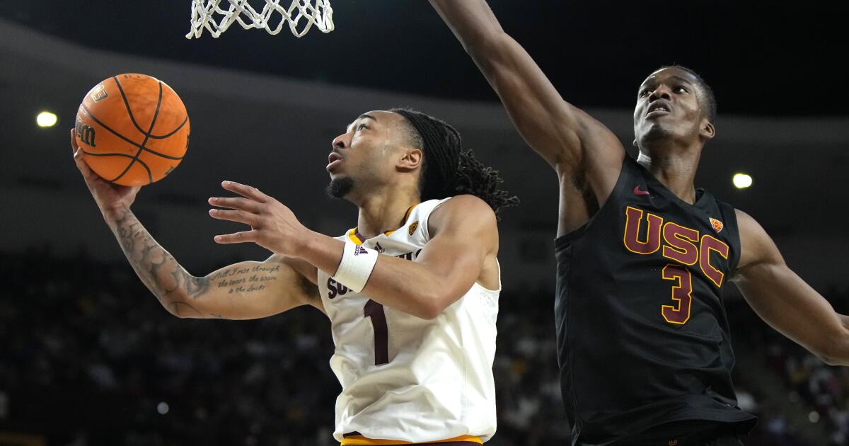 Bronny James and USC can’t keep pace with Arizona State in loss