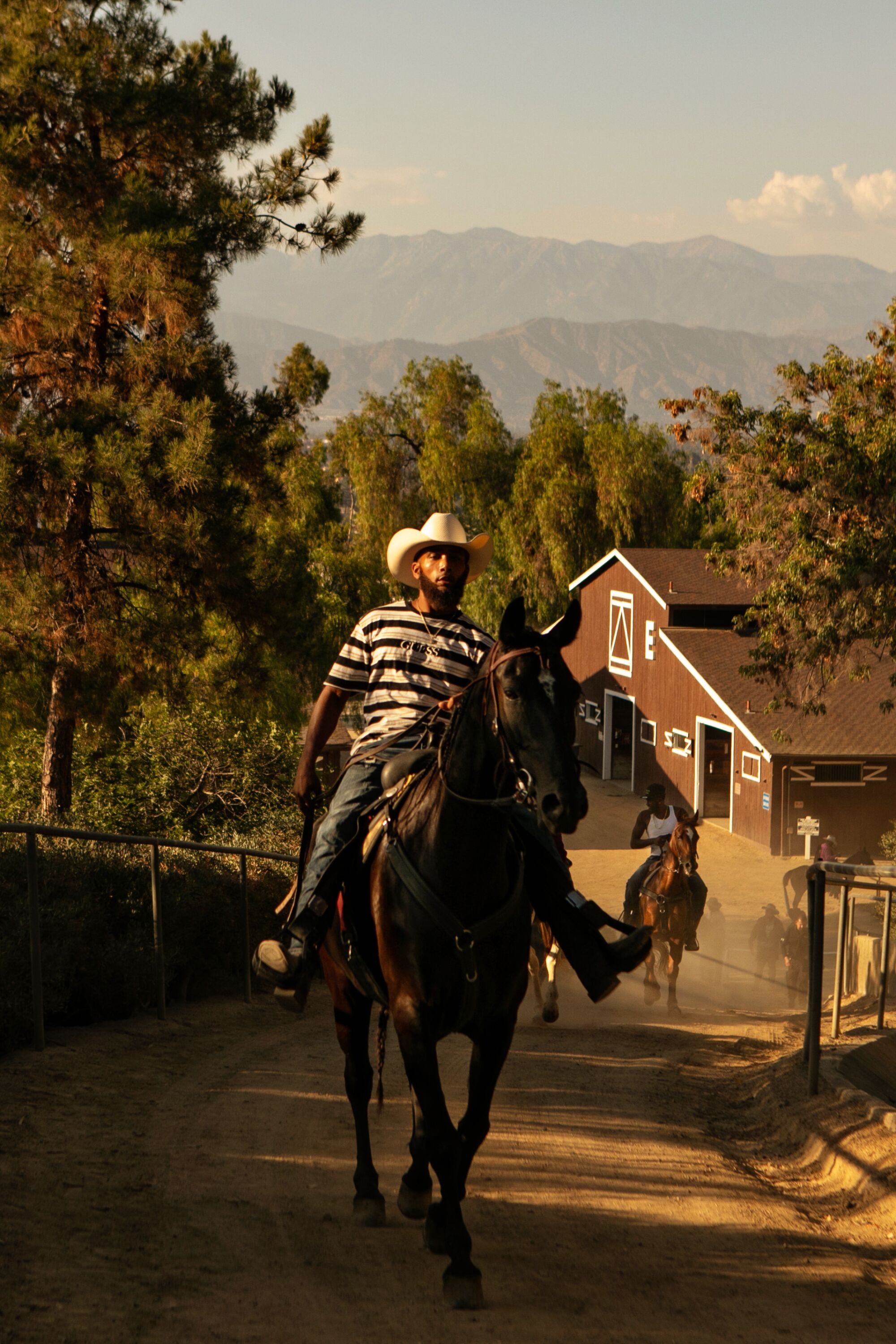 Khám phá cảm giác mạnh mẽ và táo bạo khi leo lên ngựa đen ở California. Hình ảnh đầy uy nghi và cảm xúc này sẽ thôi thúc bạn khám phá những trải nghiệm mới lạ và thú vị hơn.