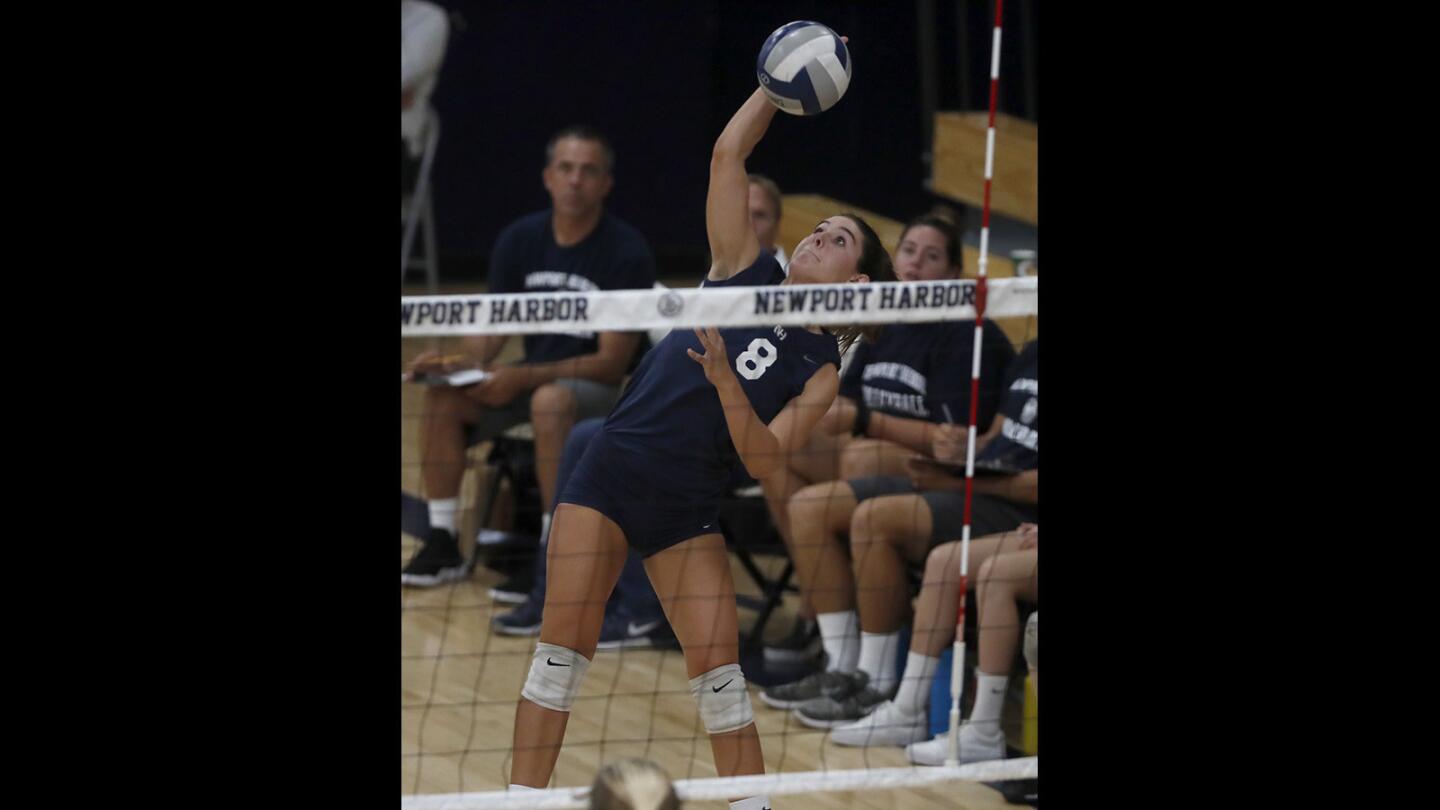 Photo Gallery: Newport Harbor vs. Laguna Beach in girls’ volleyball