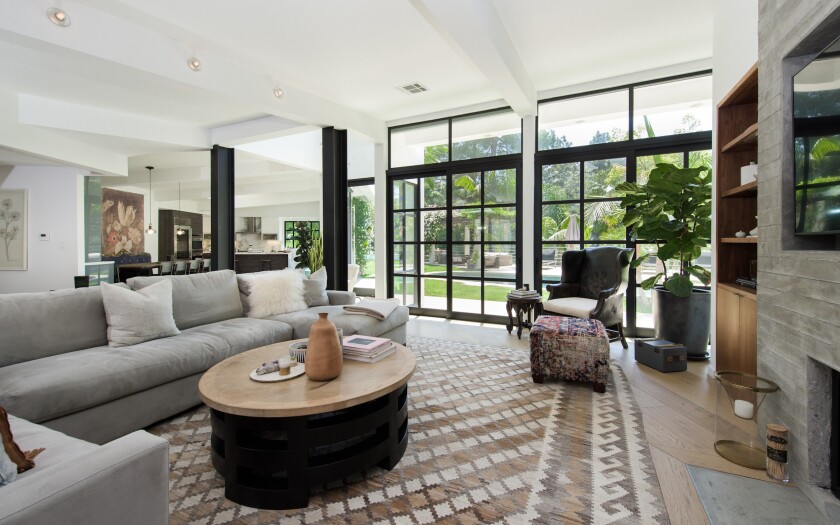 Glee Star Lea Michele Brings Mandeville Canyon Contemporary