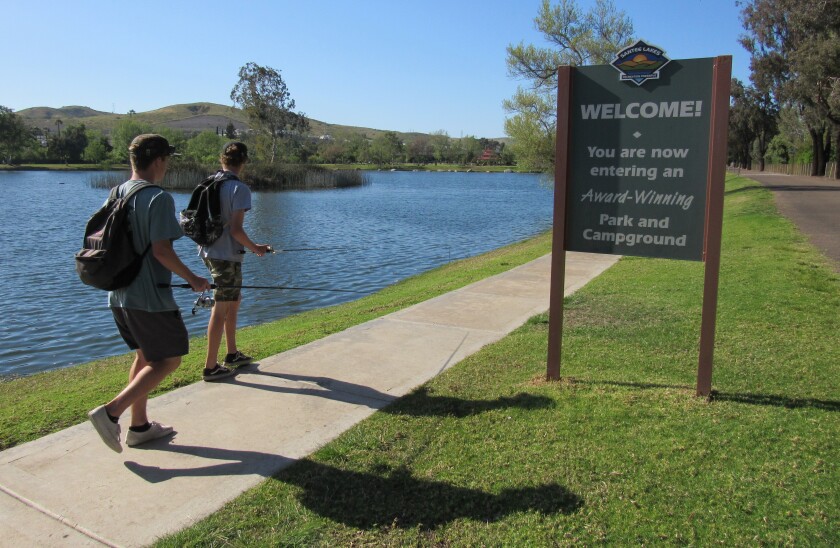 Major Project Moves Along At Santee Lakes The San Diego Union