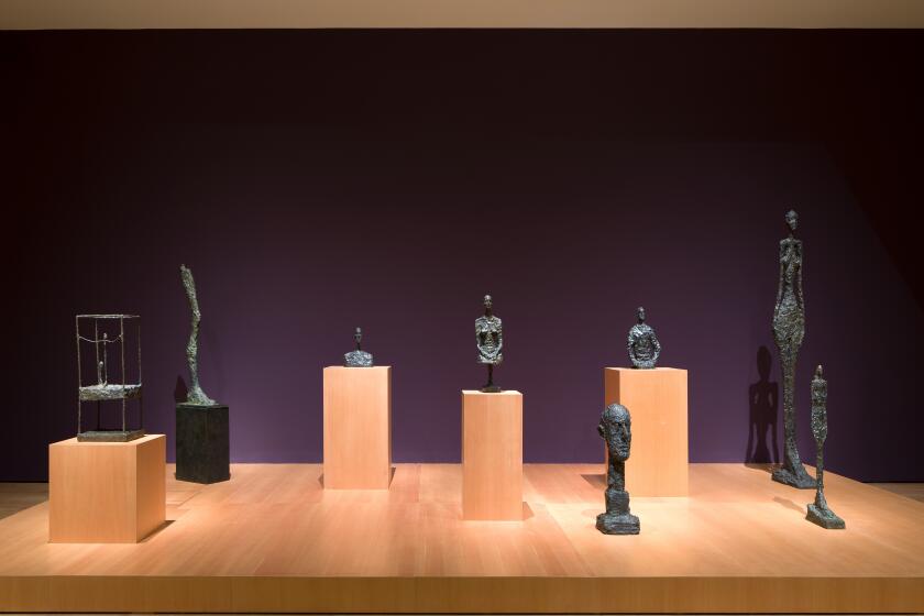 Sculptures by Swiss artist Alberto Giacometti are one centerpiece of LACMA's Modern art collection