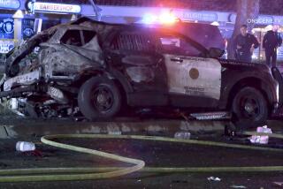 An investigation is underway after an officer with the San Diego Police Department was killed and another is injured following a pursuit crash in the 5200 block of Clairemont Mesa Boulevard in San Diego.