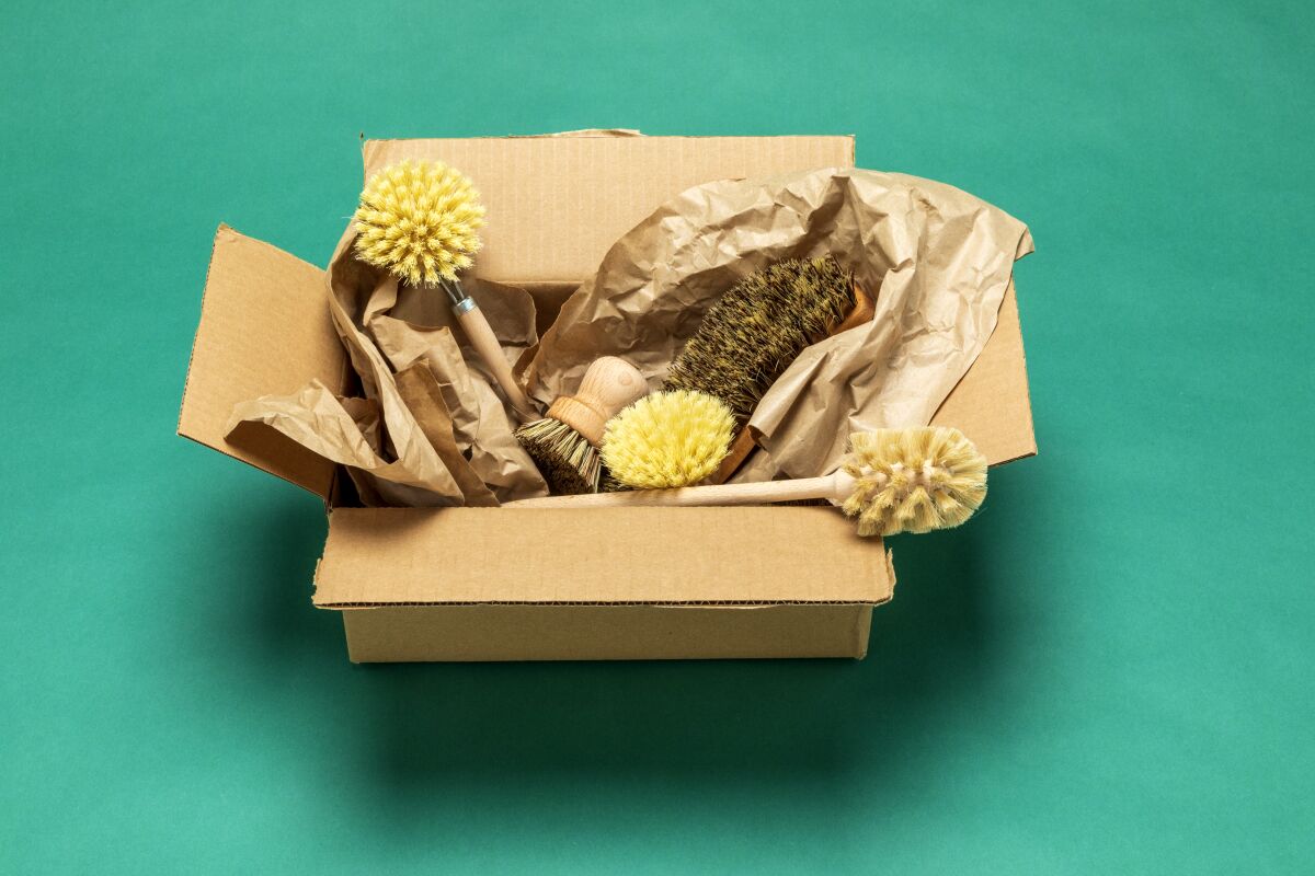 Wild Minimalist packages sustainable products inside recyclable cardboard boxes
