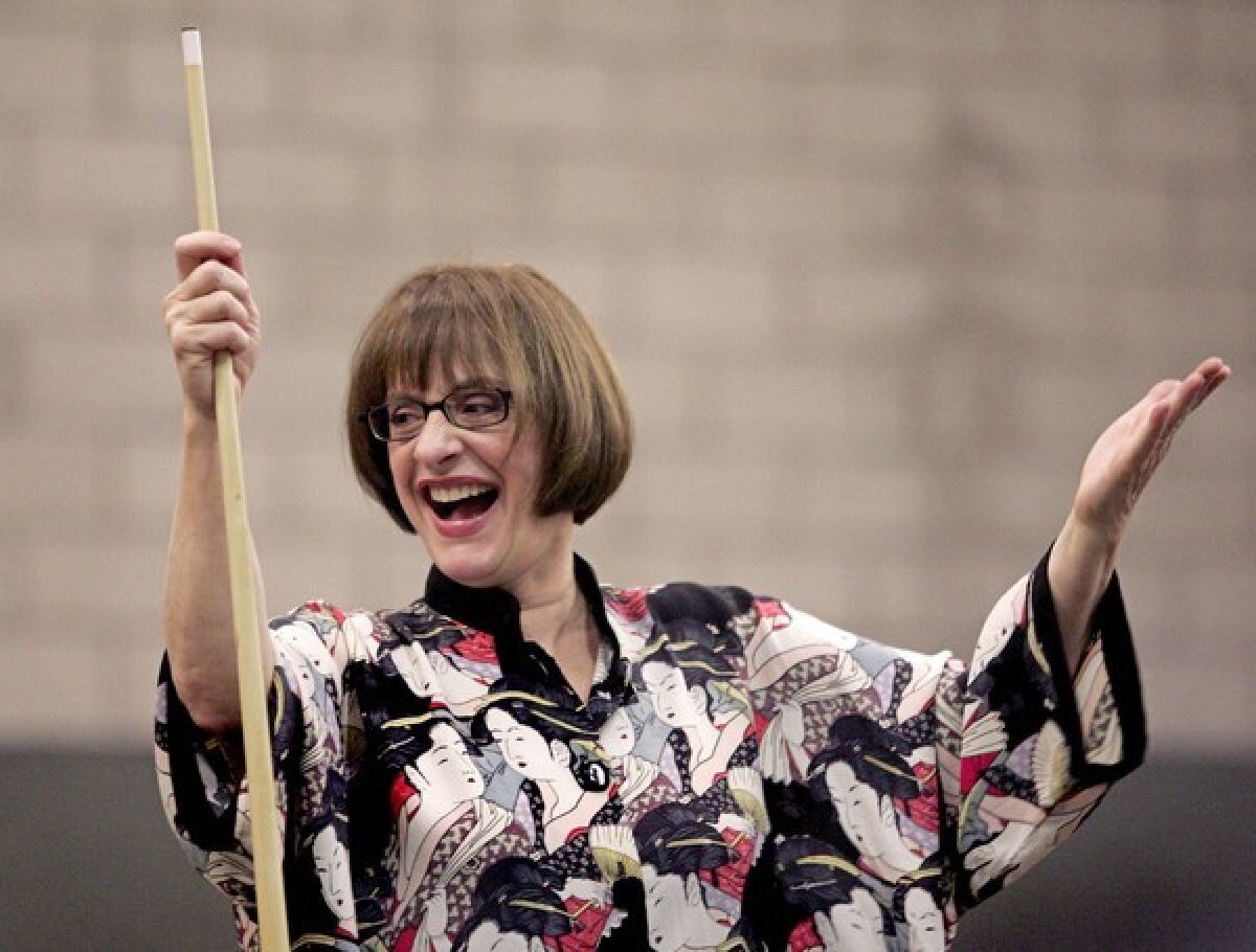 Patti LuPone at a rehearsal for the L.A. Opera.