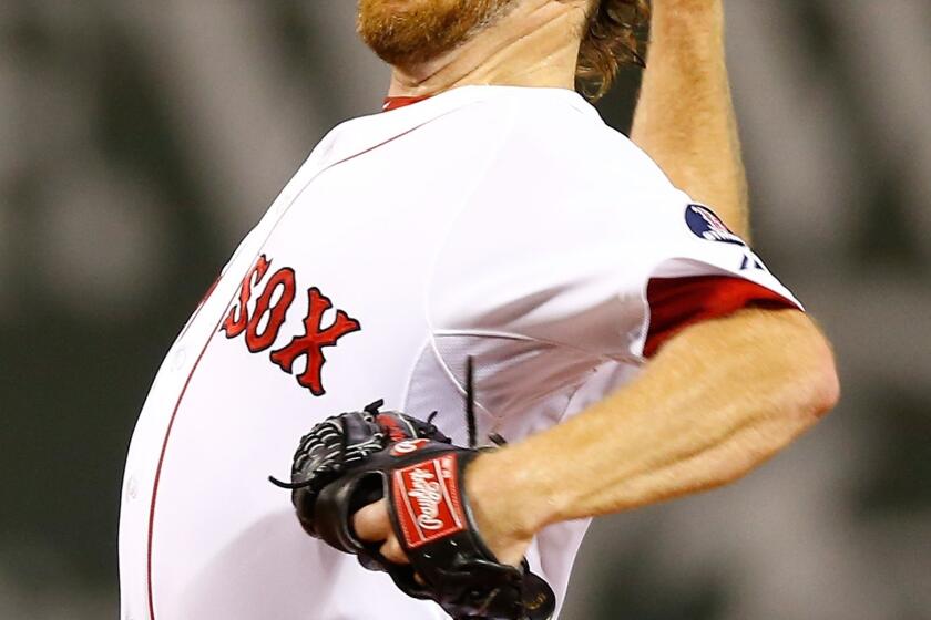 Boston Red Sox pitcher Ryan Dempster was suspended five games by Major League Baseball for hitting New York Yankees third baseman Alex Rodriguez with a pitch on Sunday night.