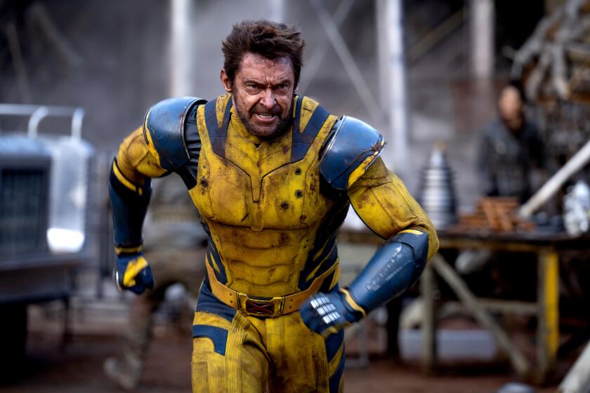 Hugh Jackman as Wolverine/Logan in 20th Century Studios/Marvel Studios' DEADPOOL & WOLVERINE. Photo by Jay Maidment. © 2024 20th Century Studios / © and ™ 2024 MARVEL.