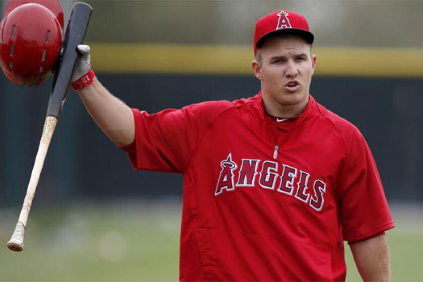 The Angels have signed Mike Trout to a one-year, $1-million deal.