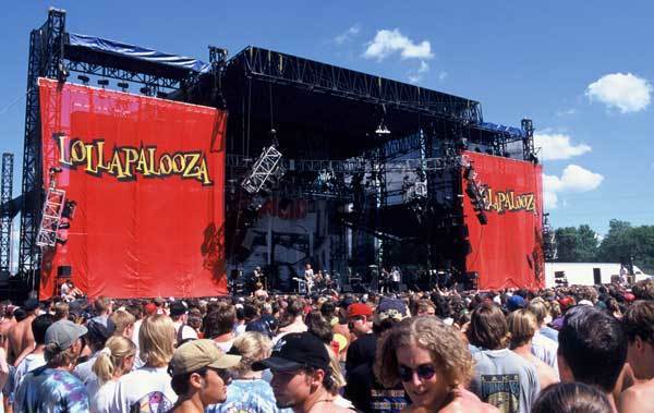 In 1991, music fans put on their coolest flannel and ripped jeans for the first Lollapalooza tour. Acts included Jane's Addiction, Nine Inch Nails, Rollins Band and Violent Femmes.