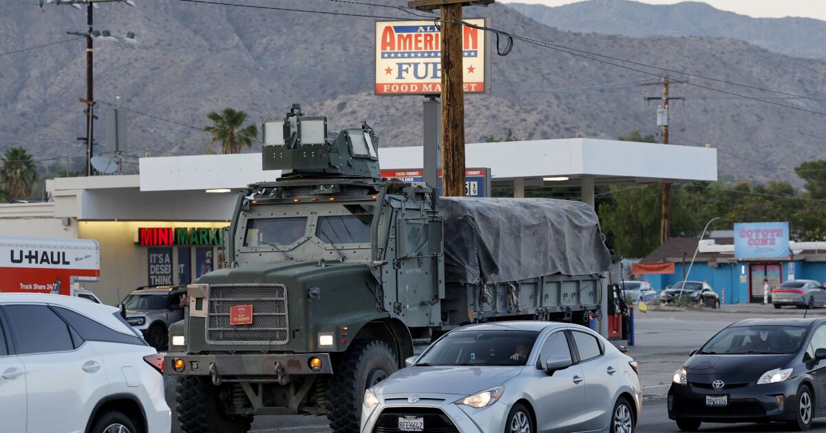 California asks court for restraining order to block Guard, Marine deployments in L.A.