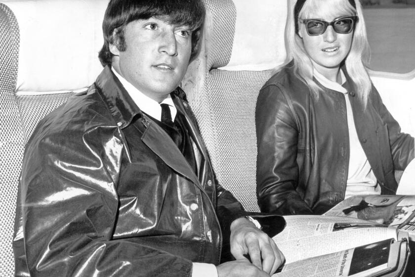 John and Cynthia Lennon are seen in May 1964. Cynthia Lennon has died at 75.