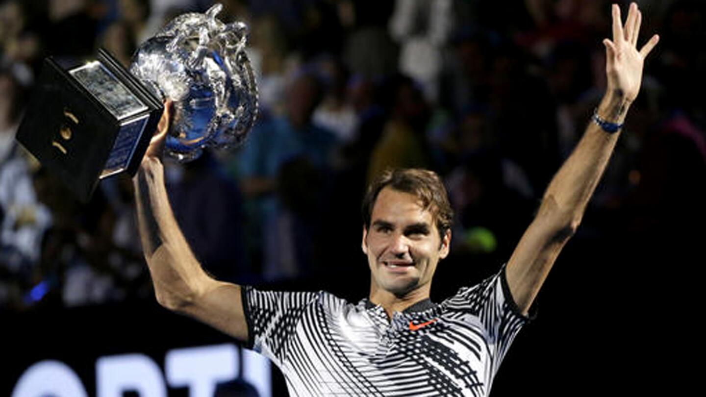 Roger Federer thanks
