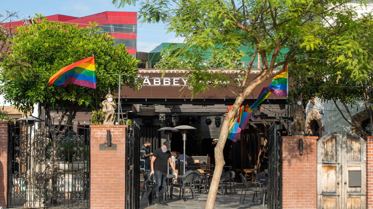 The Abbey, iconic West Hollywood gay nightclub, is up for sale - Los  Angeles Times