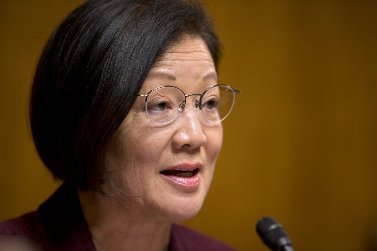 "Can you imagine how scared these children are?" Sen. Mazie Hirono (D-Hawaii) said at a Capitol Hill news conference about the immigrants younger than 10 who are flooding the Southwest border.