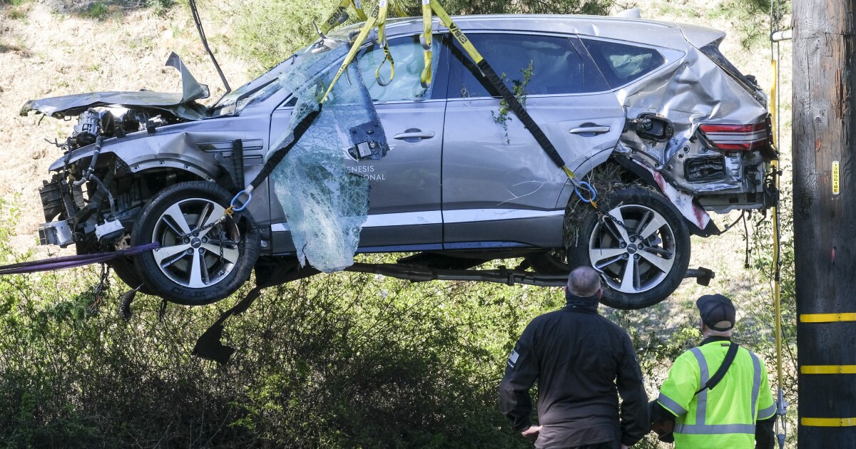 Tiger Woods moved to Cedars-Sinai after a car accident