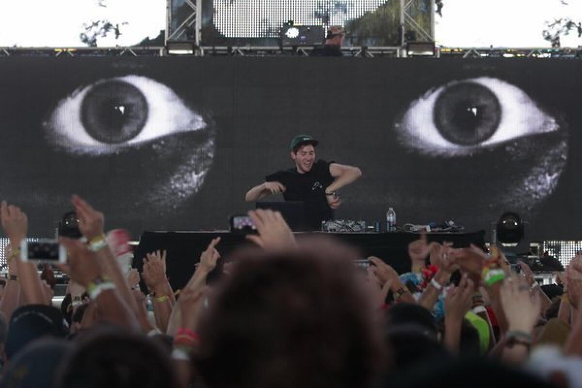 Baauer, whose hit "Harlem Shake" led Google's most-searched song list for 2013, performed at April's Coachella Valley Music and Arts Festival.