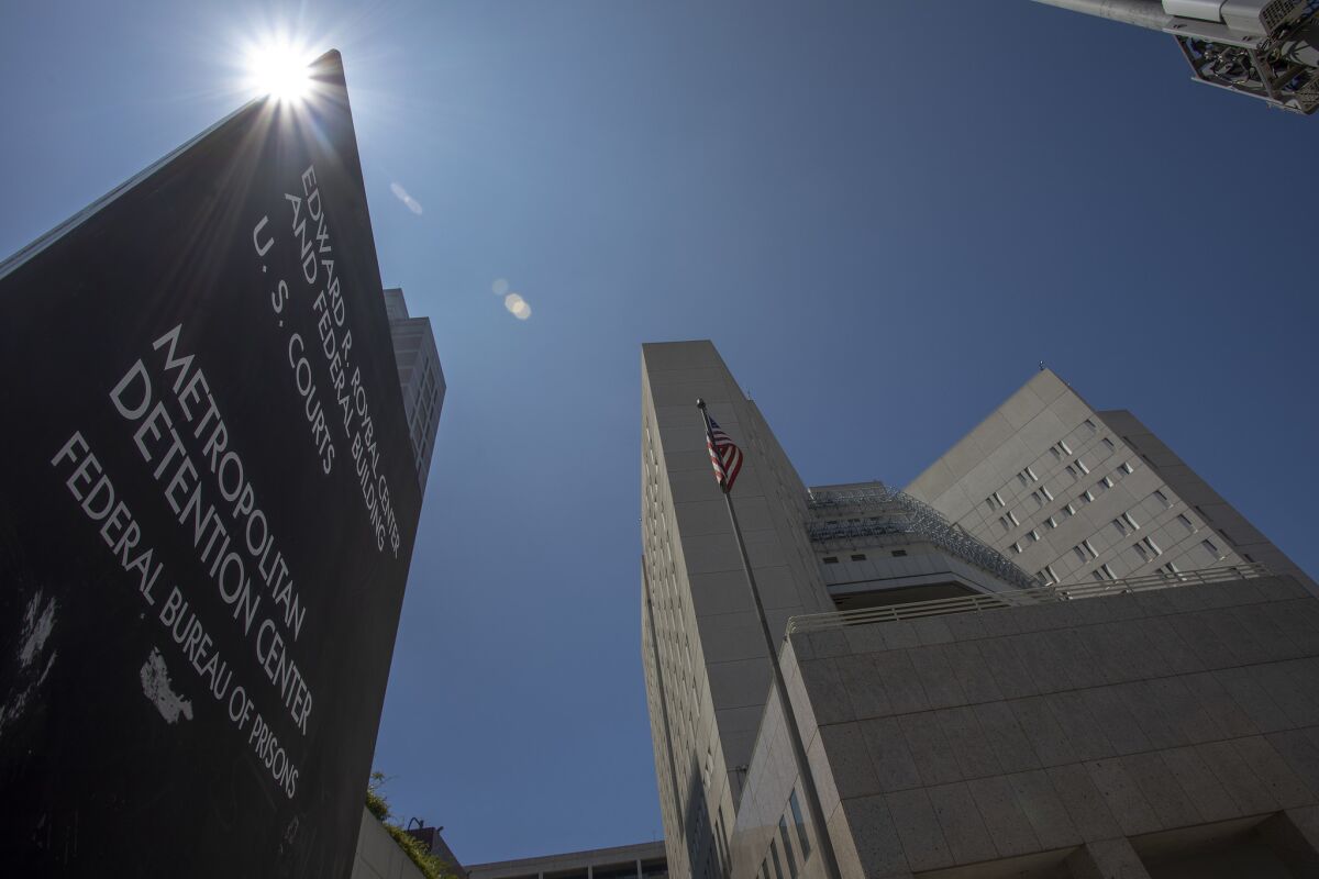 A coronavirus outbreak has infected more than 200 inmates at the Metropolitan Detention Center in downtown Los Angeles.