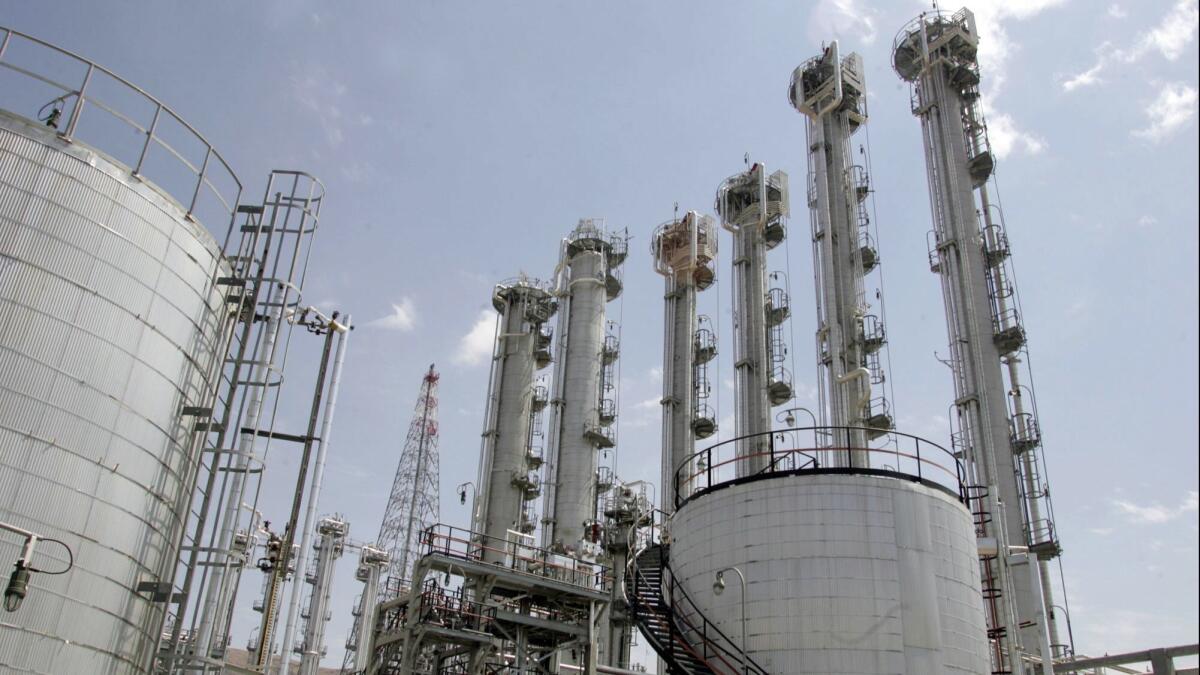 Iran's heavy water nuclear reactor in Arak.