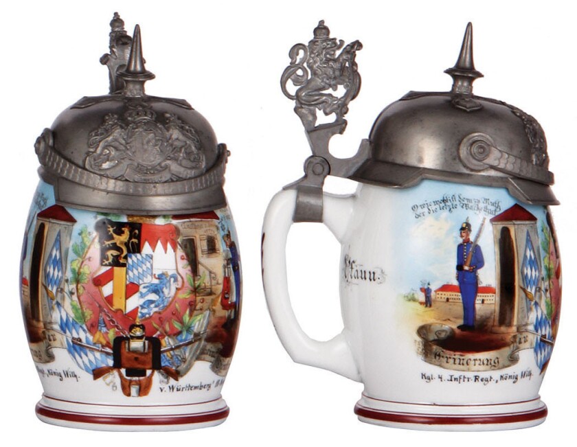 Beer selling steins german Mark's Collectible