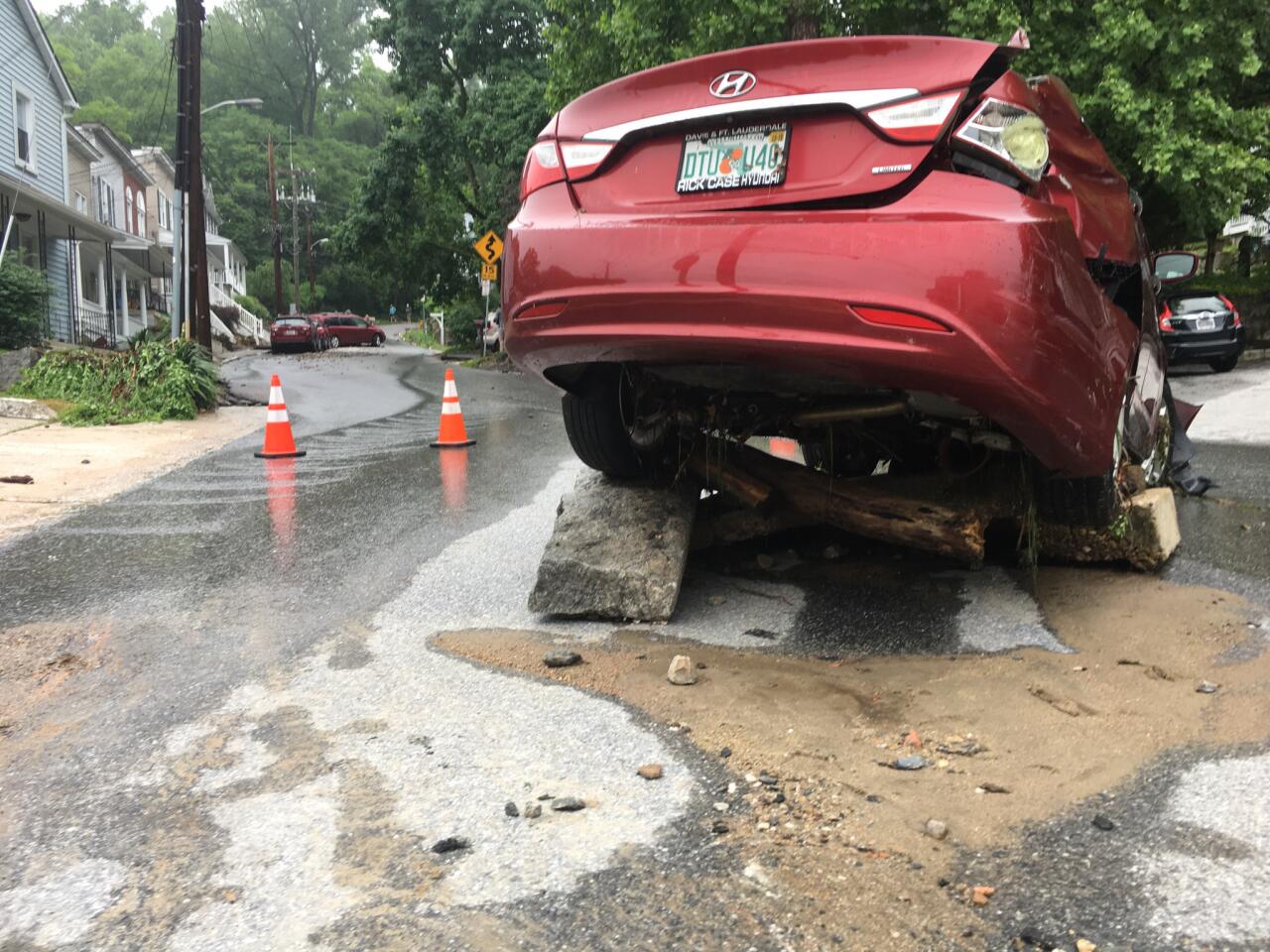 Aftermath, cleanup of flooding in Ellicott City
