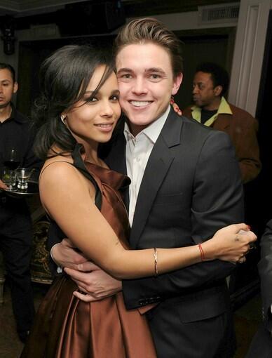 Actress Zoe Kravitz and Jesse McCartney attend the after-party for "Beware the Gonzo."