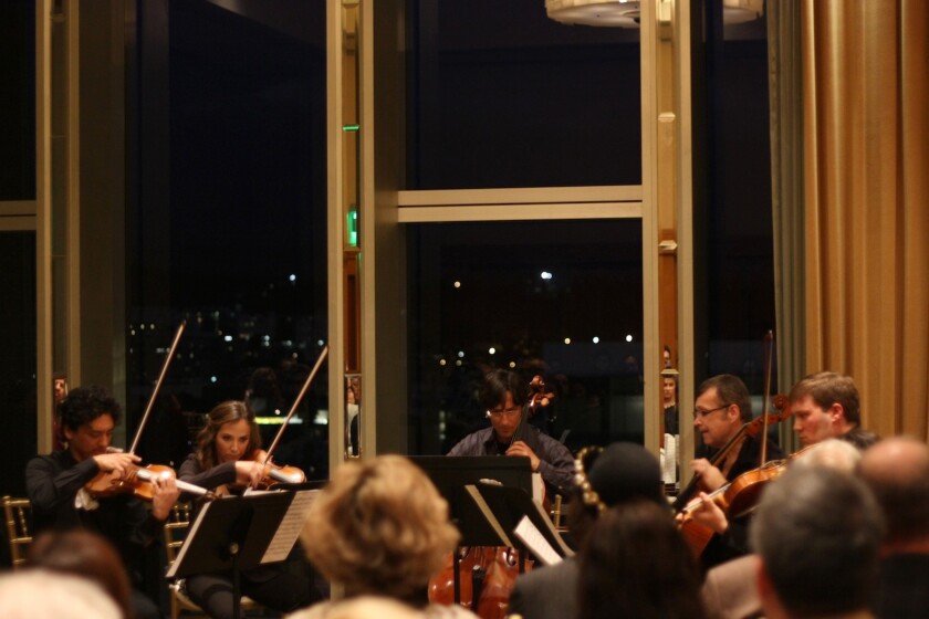 At a Le Salon de Musiques concert